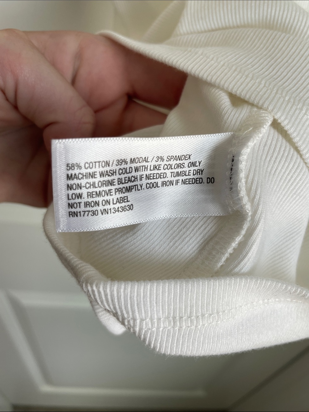 A NEW DAY White Ribbed Racerback Tank Top - Picture 12 of 12
